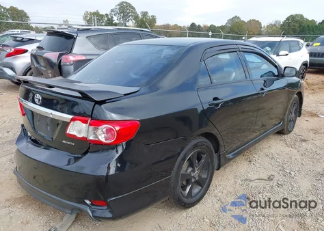 2011 Toyota Corolla S из США, поврежденный, VIN 2T1BU4EE9BC670566